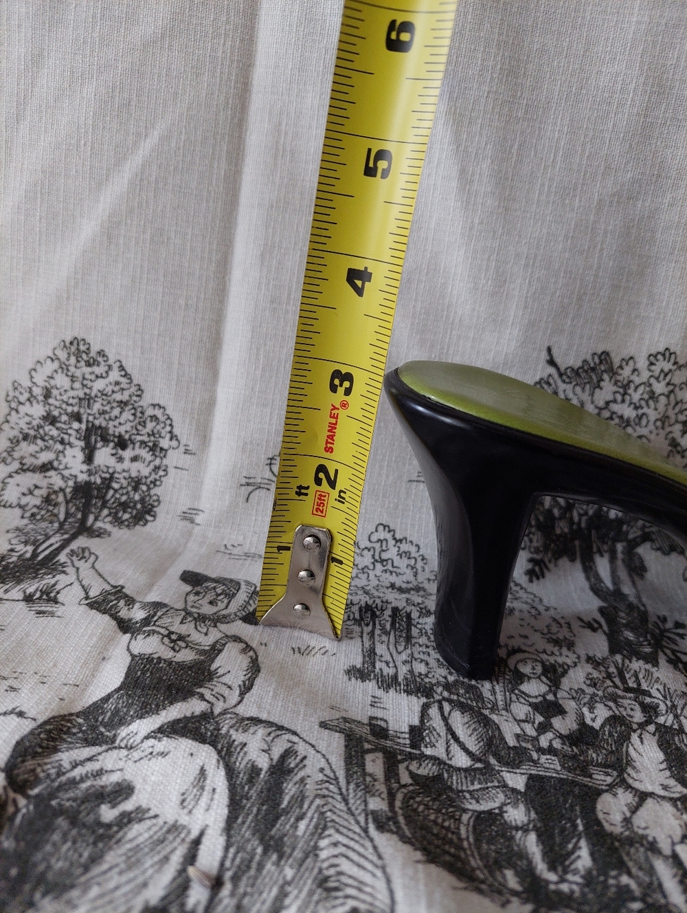 Italian Shoemakers Women's Size 10 Green Satin Mules Made In Italy - Picture 8 of 8